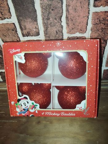 Coffret boules de Noël Mickey