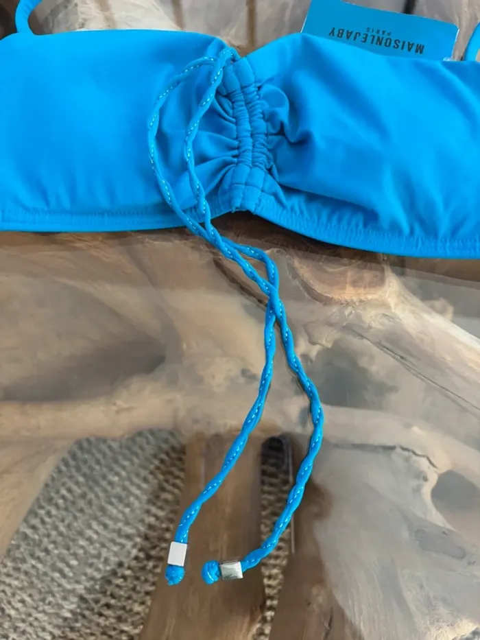 Haut de maillot de bain Maison Lejaby bleu 85C - photo numéro 3