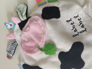 Doudou vache label label