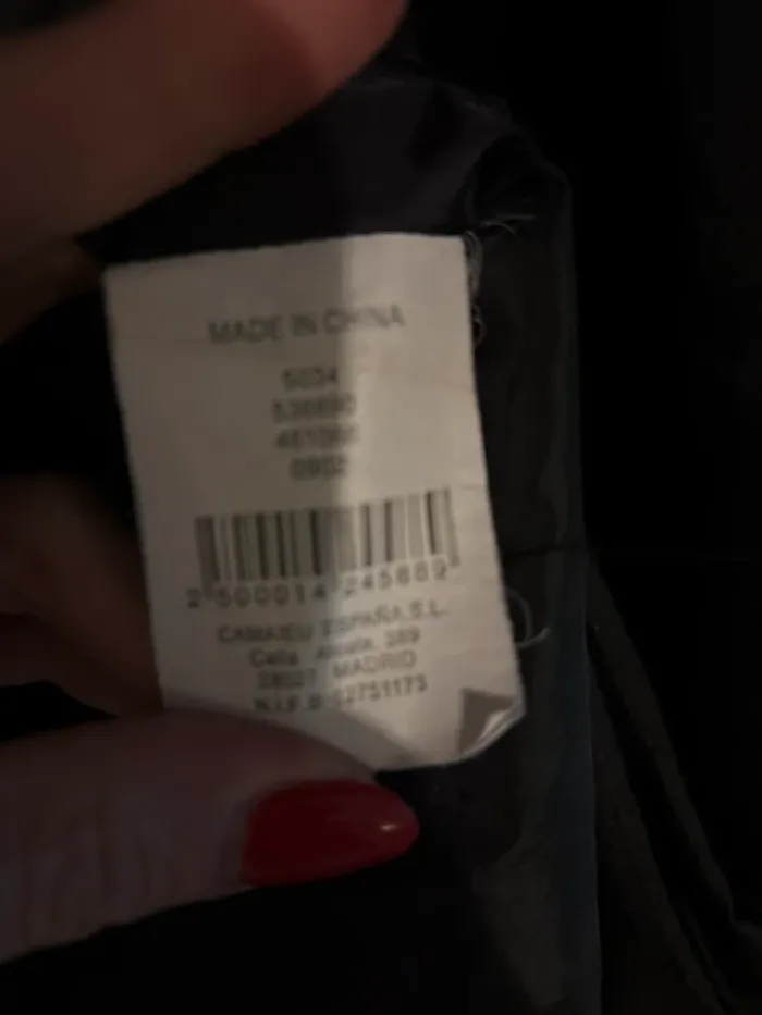 Jolie Trench noir Camaïeu taille S-36 en très bon état - photo numéro 9