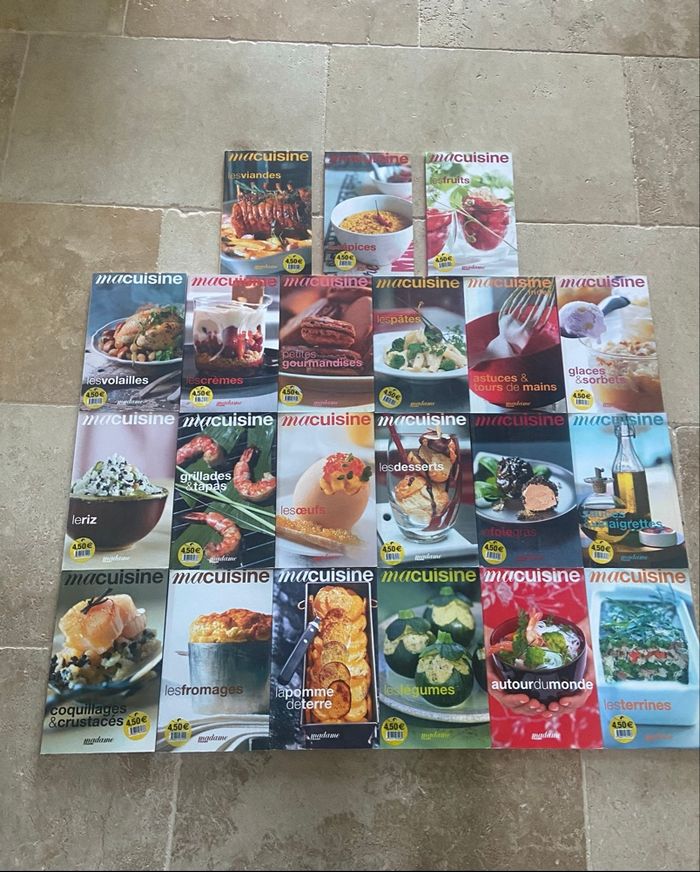 Livres de cuisine "ma cuisine"