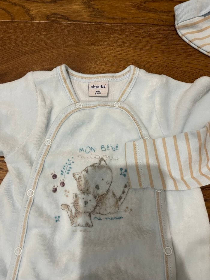 Pyjama body bonnet apporta 0mois - photo numéro 3