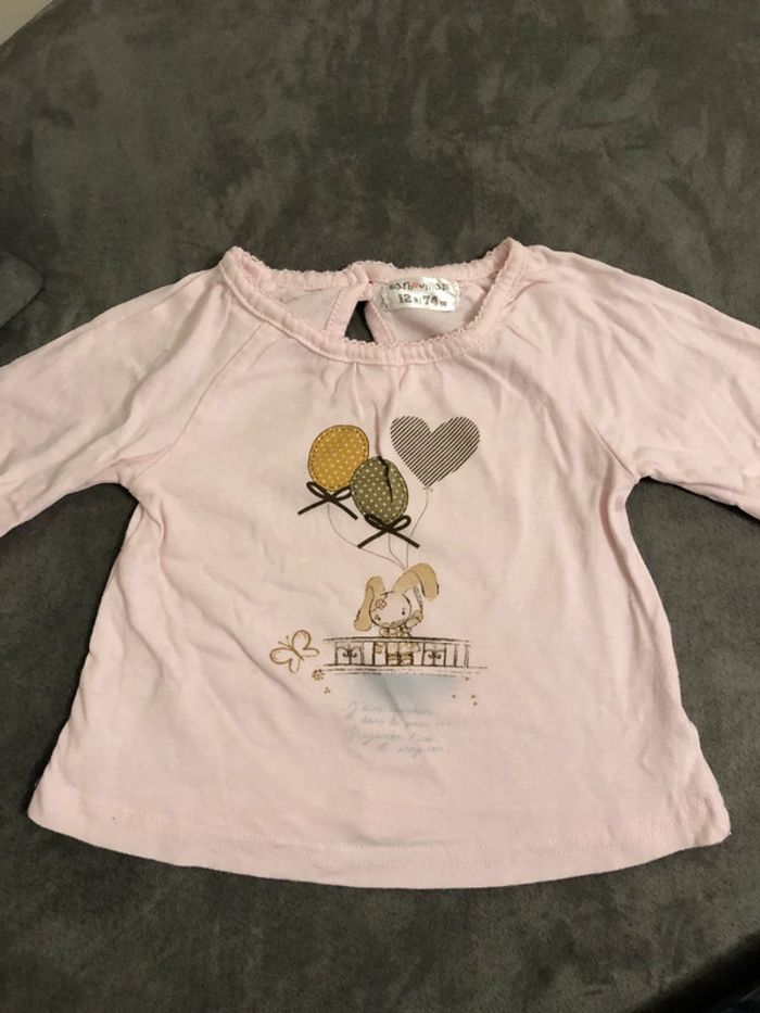 Tee shirt lapin ballon - photo numéro 4