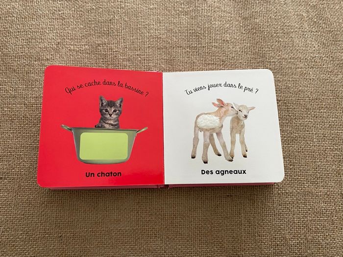 Livre les bébés de la ferme Langue au chat - photo numéro 3