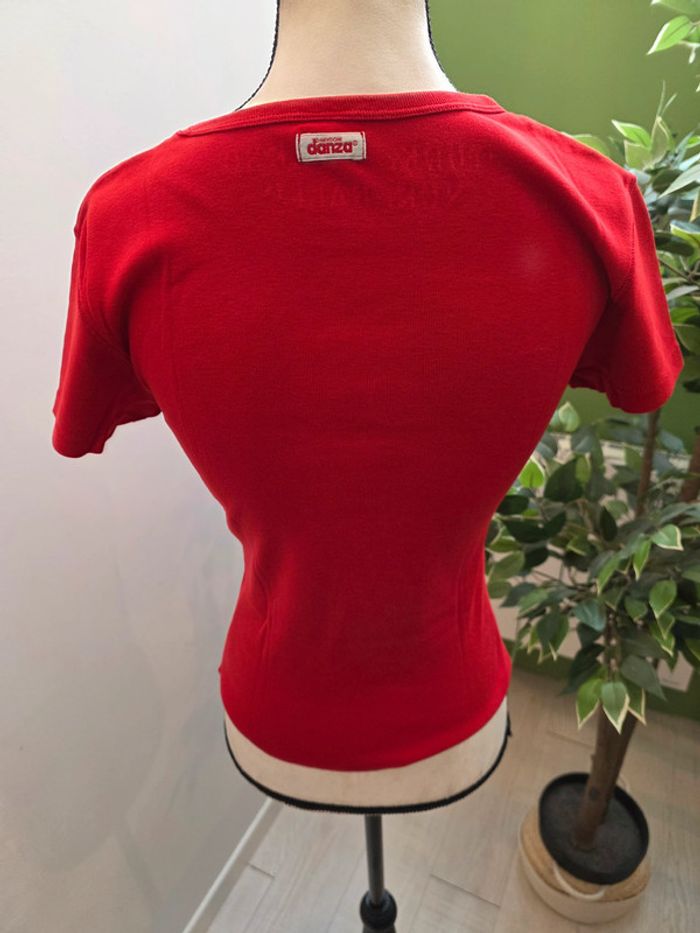 Tee-shirt Danza | Rouge | Taille 36 - photo numéro 2