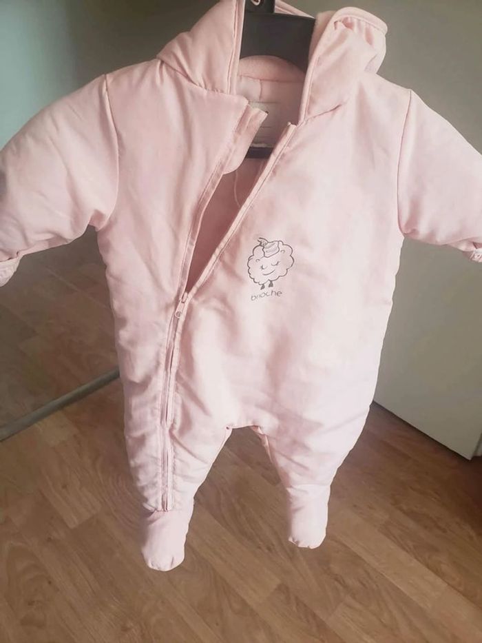 Combinaison brioche fille 6 mois neuve