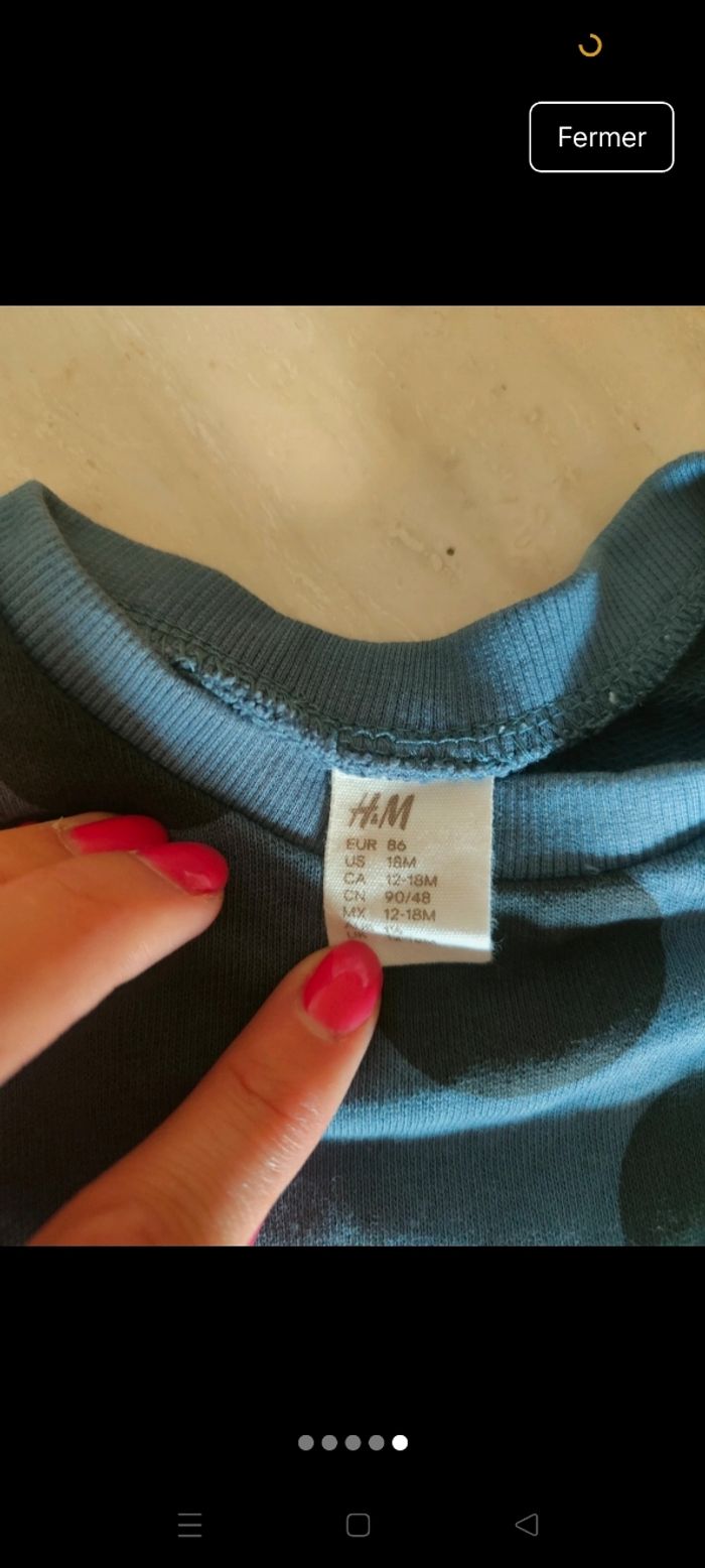 Lot de vêtements garçon 18 mois mi saison et short - photo numéro 8