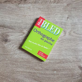 ⭐ Livre Orthographe de poche Mini bled #emyfleury_livres