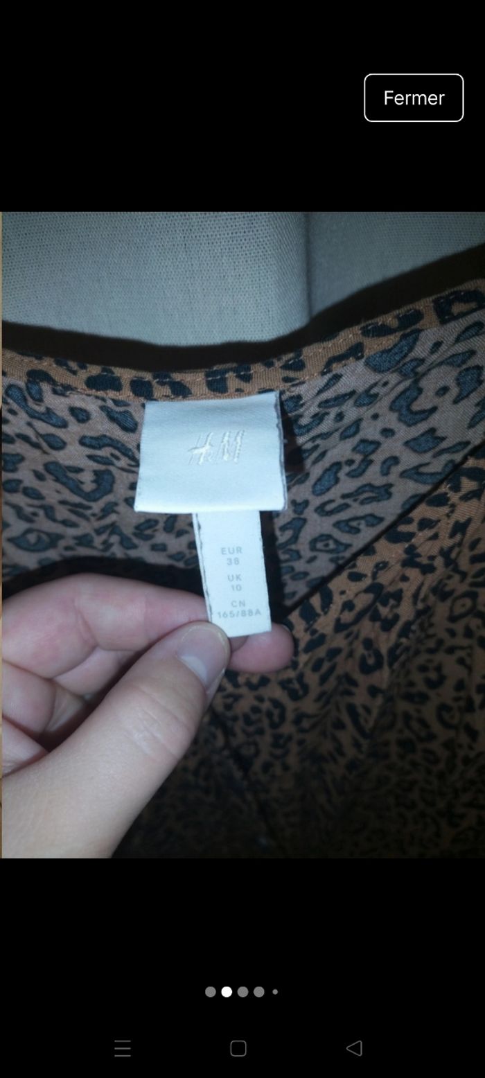 Débardeur léopard H&m taille 38 - photo numéro 4