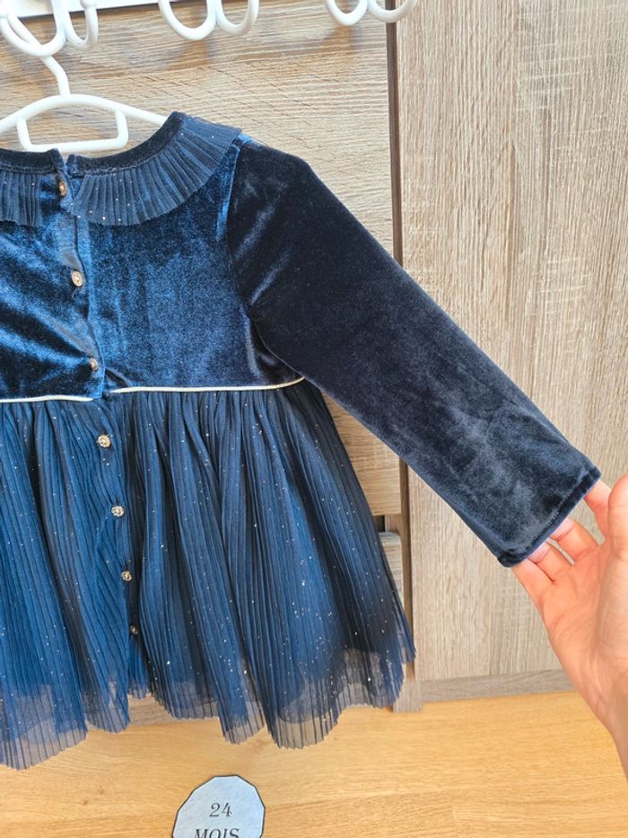 Vêtement Bébé Fille - Robe bleu - Sergent Major- 24 mois 86 cm - photo numéro 9