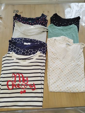 Lot tee shirt de grossesse.