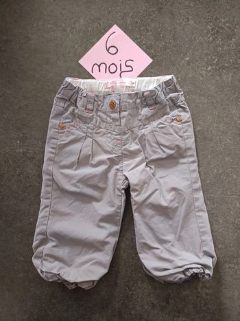 Pantalon gris Gémo 6 mois