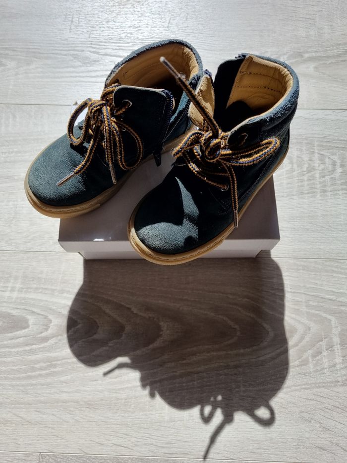 Bottines bleues marine friboo t 24 - photo numéro 2