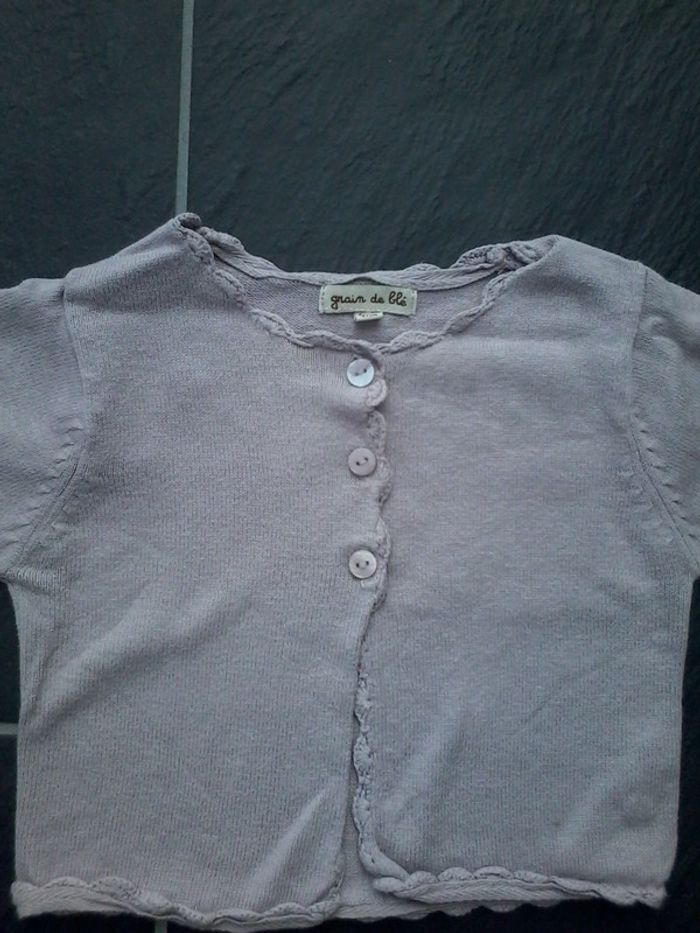 gilet fille 6 mois - photo numéro 2