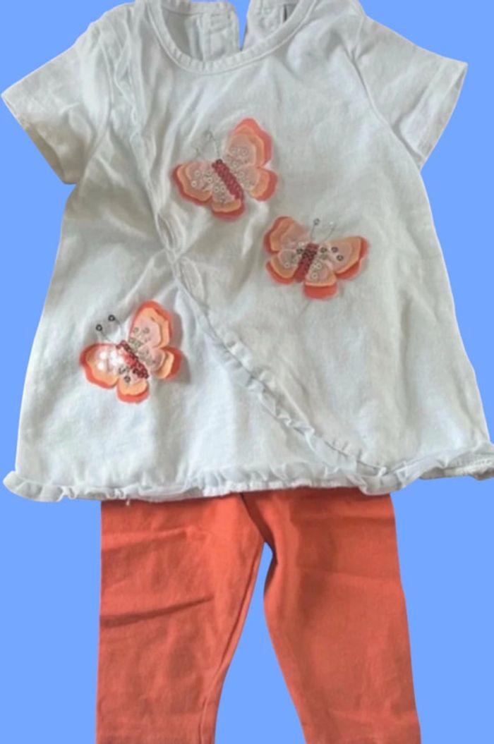 Ensemble printemps été fille 6 mois
