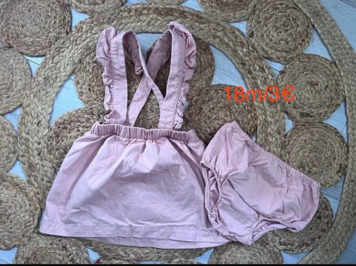 Robe + culotte assortie kiabi 18m