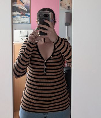 Pull chaussette marinière