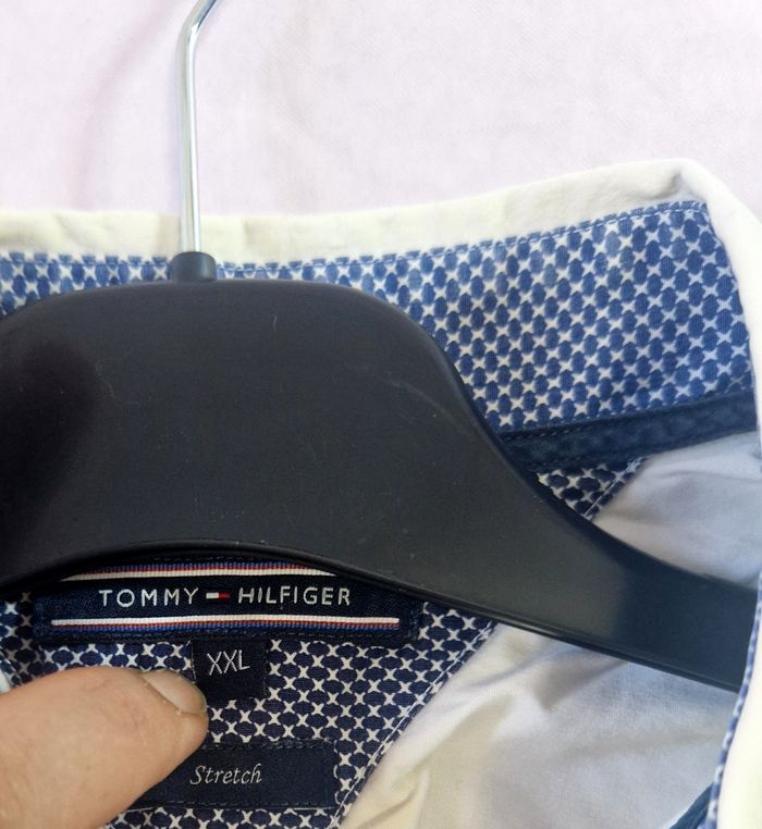 Chemise manches longues , homme , Tommy Hilfiger , blanche , taille XXL coupe Stretch - photo numéro 10