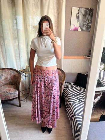 Jupe culotte longue bohème hippie champêtre bohème bohemian