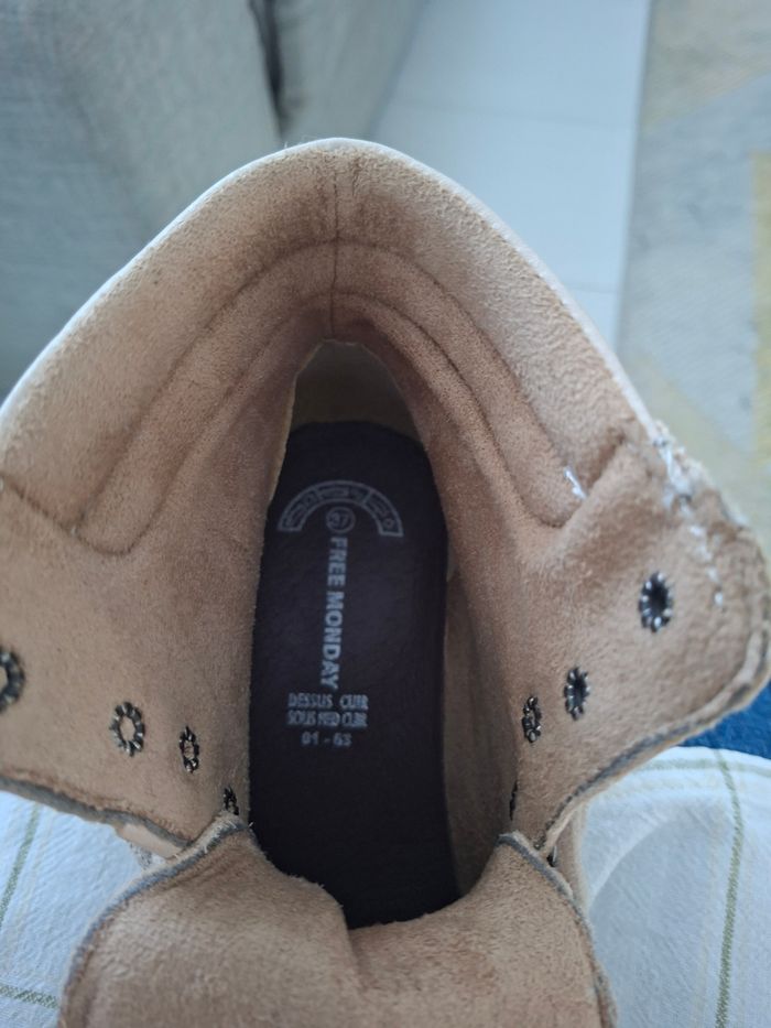 Chaussures montantes lacets - photo numéro 5