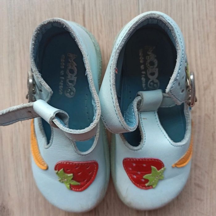 chaussures bleues pastels pâles MOD8 pointure 22 - photo numéro 2