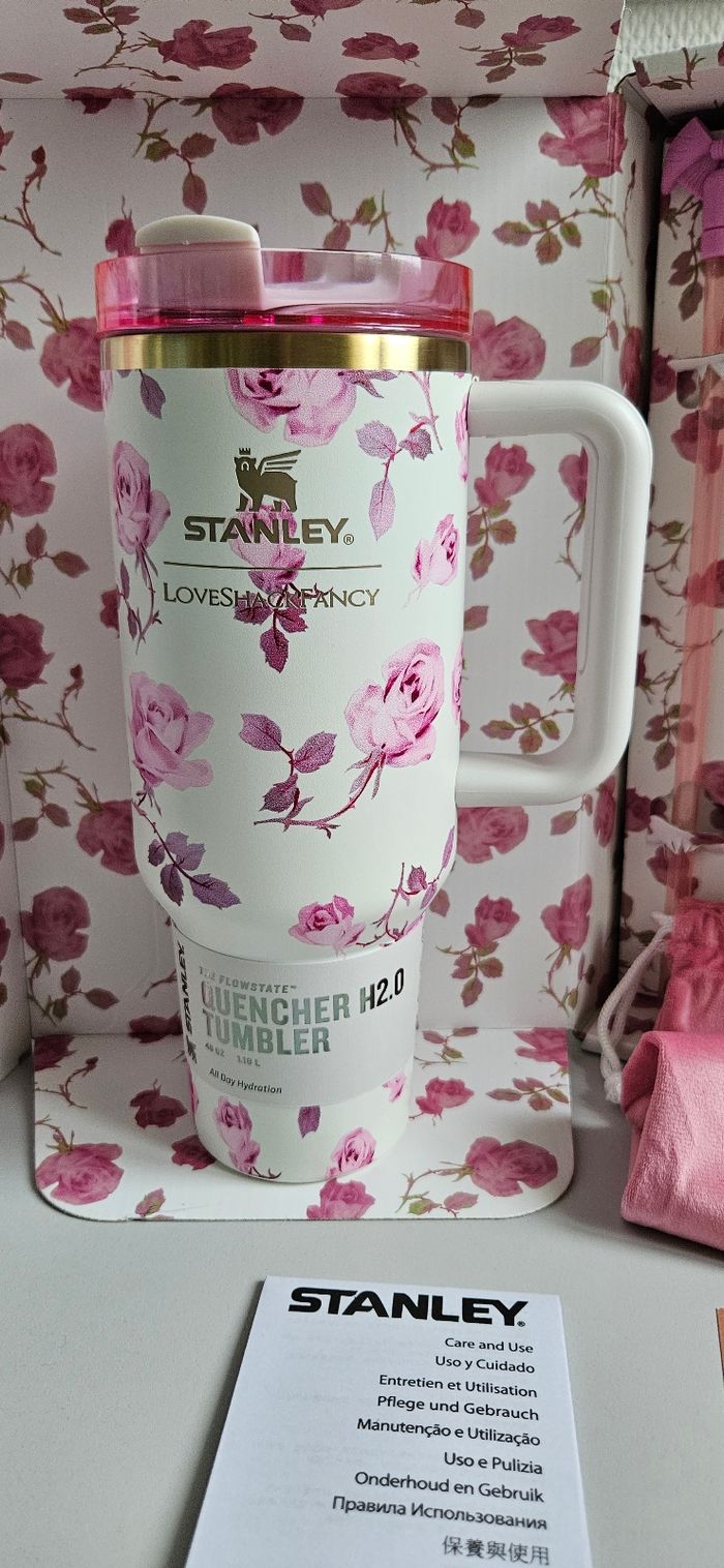 Stanley × LoveShackFancy 1,2L – Édition limitée Roses – Neuve - photo numéro 2