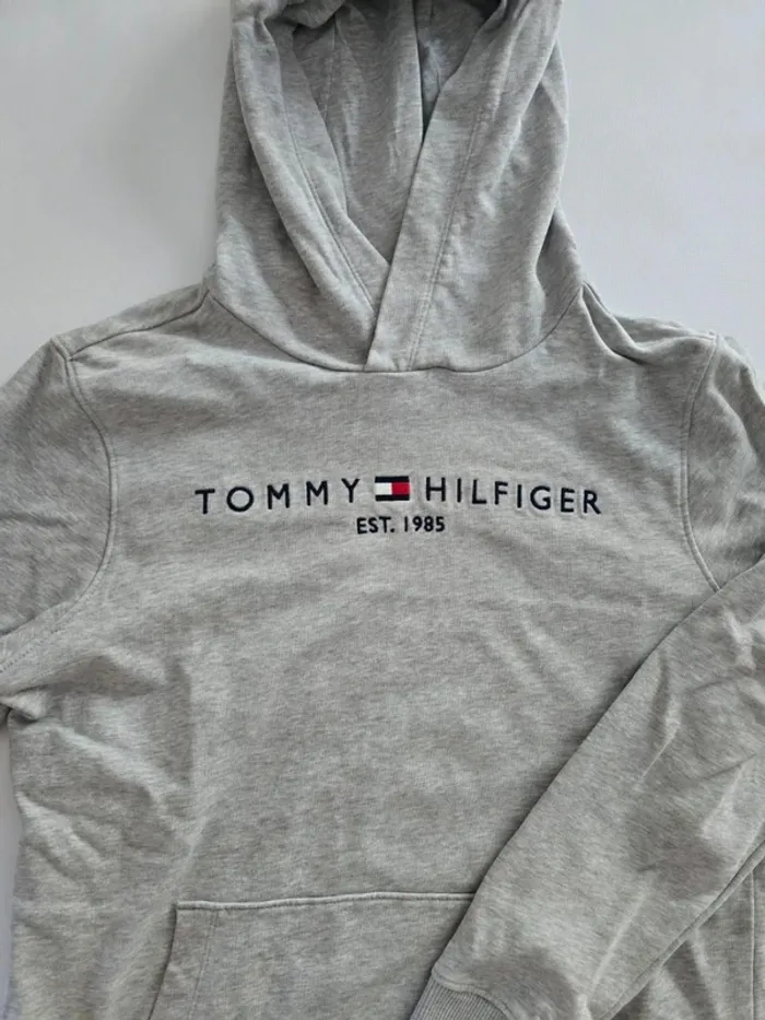 Sweat Tommy hilfiger gris - photo numéro 2