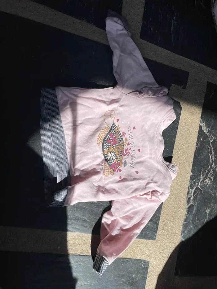 Lot 4 t-shirt manches longues 6 mois - photo numéro 5