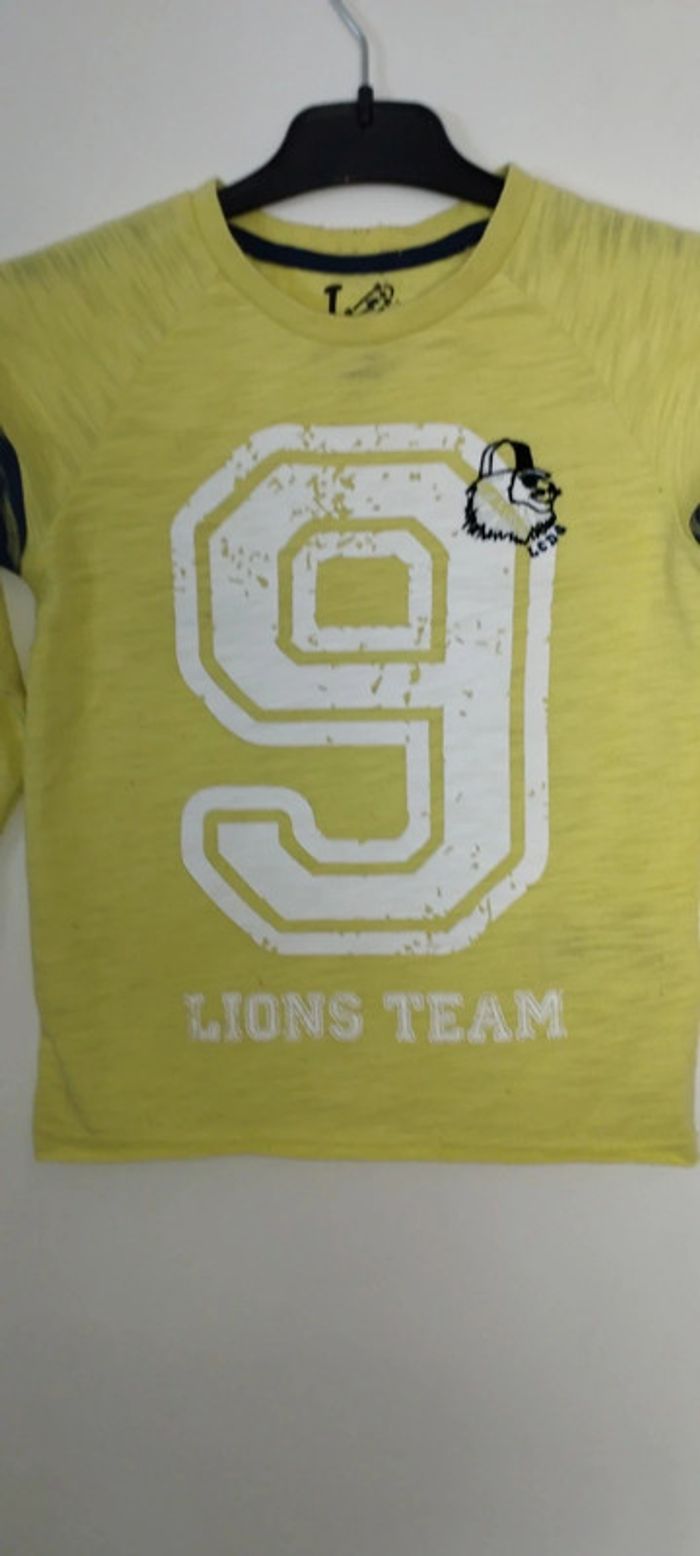 Tee-shirt manches longues garçon 6 ans - photo numéro 2