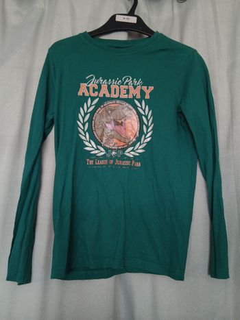T-shirt manches longues jurrasic world 10 ans