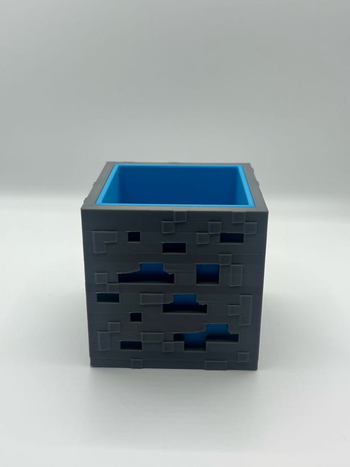 Porte-stylo bloc de minerai Minecraft – Impression 3D