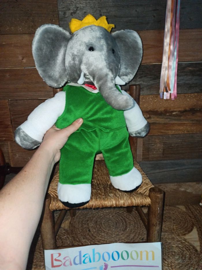 Peluche Babar gund 1988 tbe - photo numéro 2