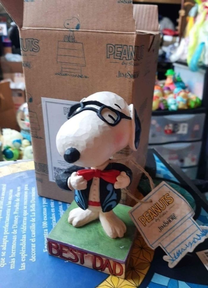 Figurine de Snoopy en resine