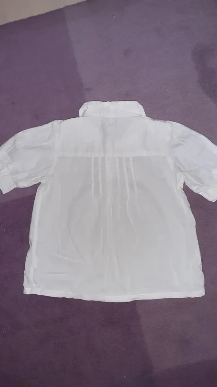 Chemise manche courte blanche - photo numéro 4