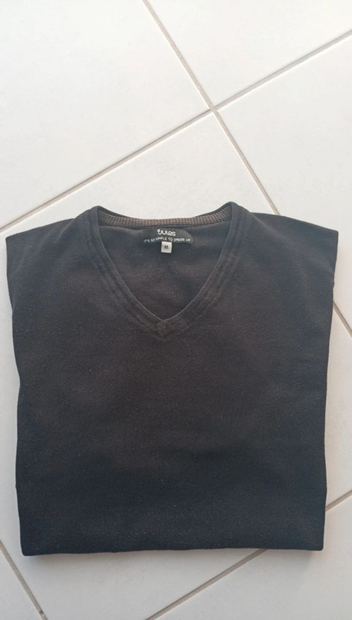 Pull fin. Noir. Taille M. Jules