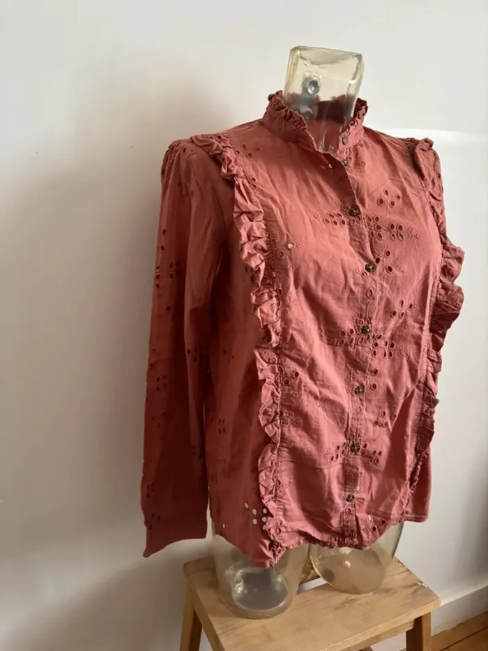 Chemise broderie anglaise - photo numéro 2