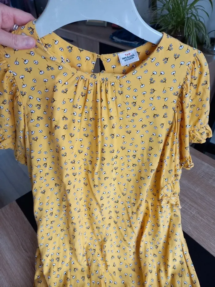 Robe d'été jaune TAO 10 ans - photo numéro 8