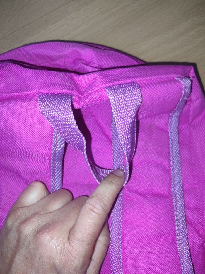 Sac à a dos violetta rose - photo numéro 6