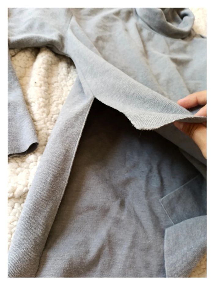 Pull col roulé gris ZARA – basique doux et chaud -- - photo numéro 3