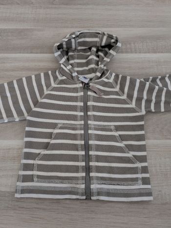 Gilet zippé Petit Bateau 12 mois 