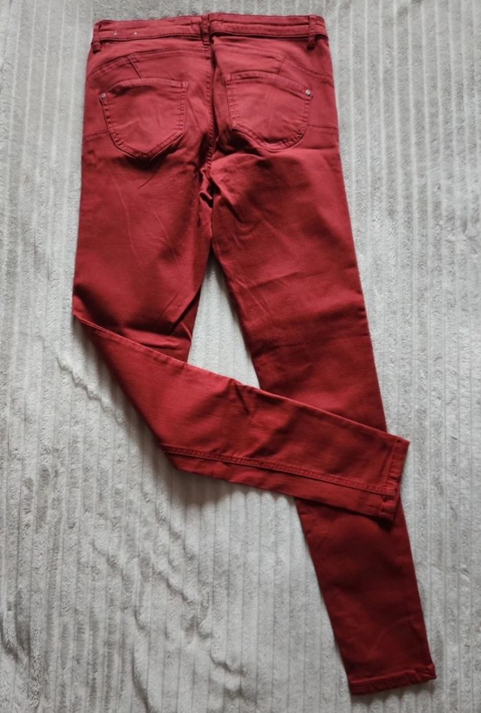 Jean slim Jennyfer rouille – Taille 36 – look automnal tendance - photo numéro 6