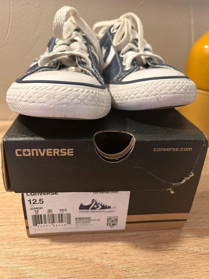 Converse bleu jean taille 30 - photo numéro 7