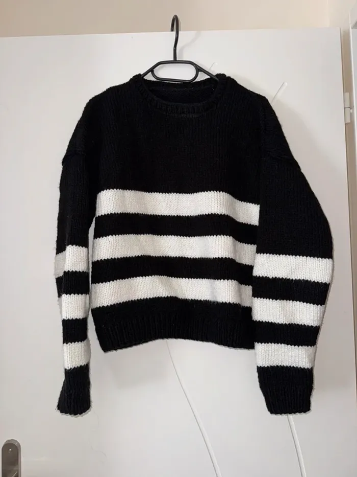 Pull marinière fait main