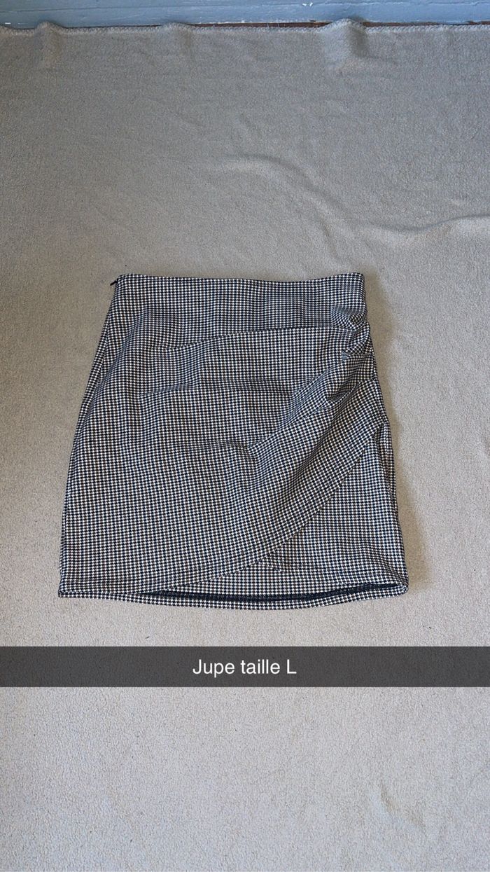 Jupe à carreau L