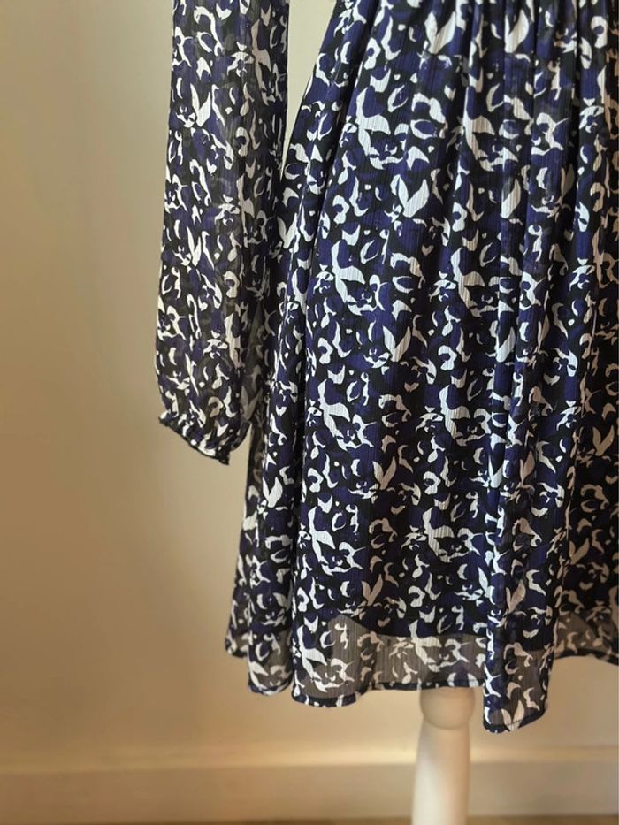 Robe à motifs floraux bleu/blanc Promod taille 42/44 - photo numéro 5
