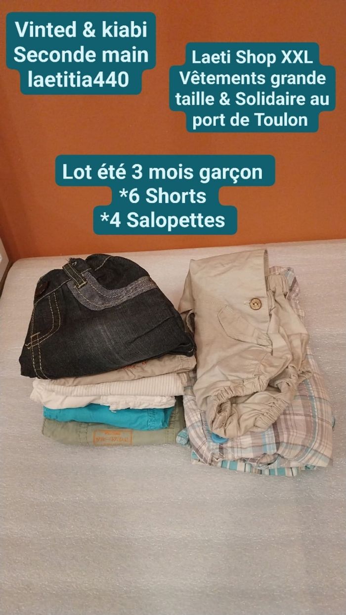 Lot été 3 mois garçon