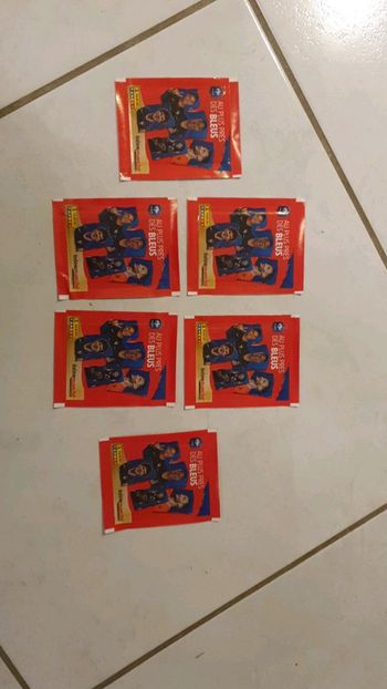 Lot de 6 paquets panini intermarché FFF neuf