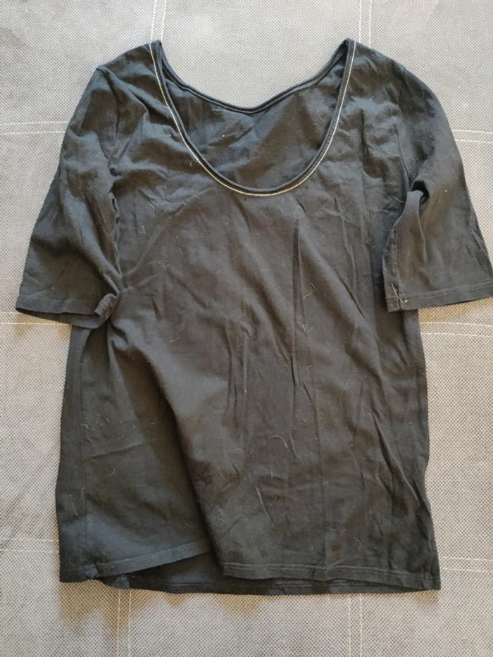 Tee shirt noir - photo numéro 2