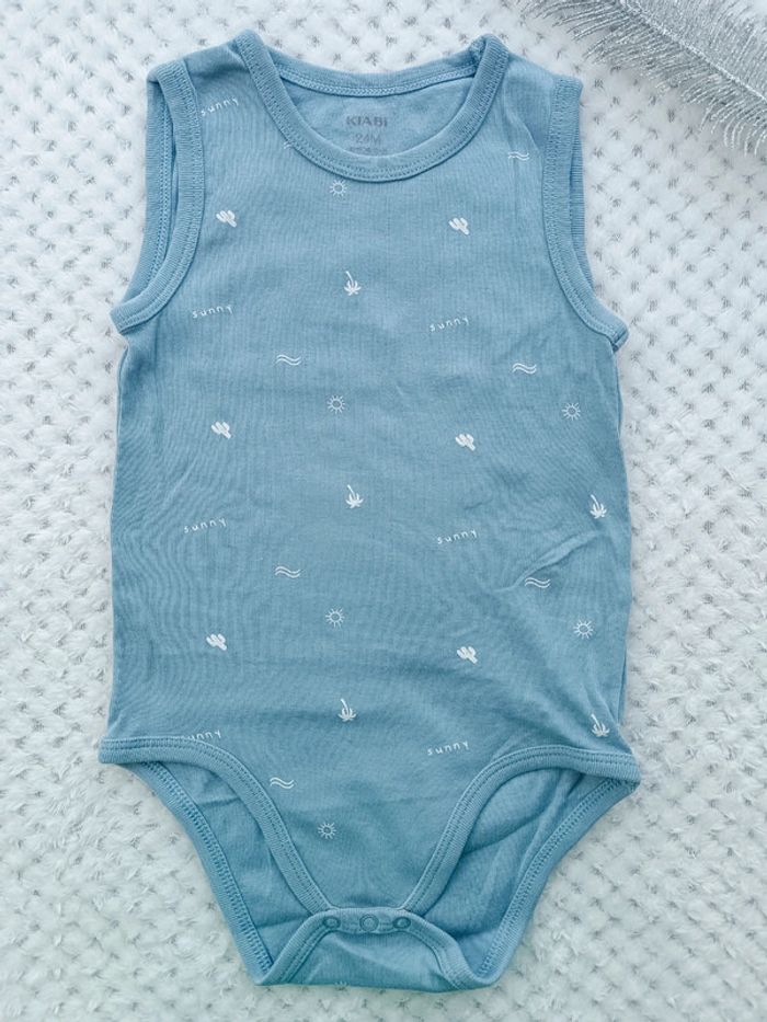 🔸Body Bleu Sans Manches Garçon - Kiabi 24 Mois🔸 - photo numéro 2