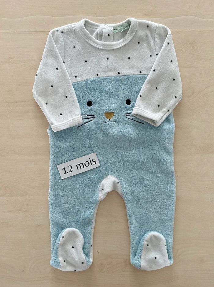 Pyjama taille 12 mois en 74 cm - photo numéro 2